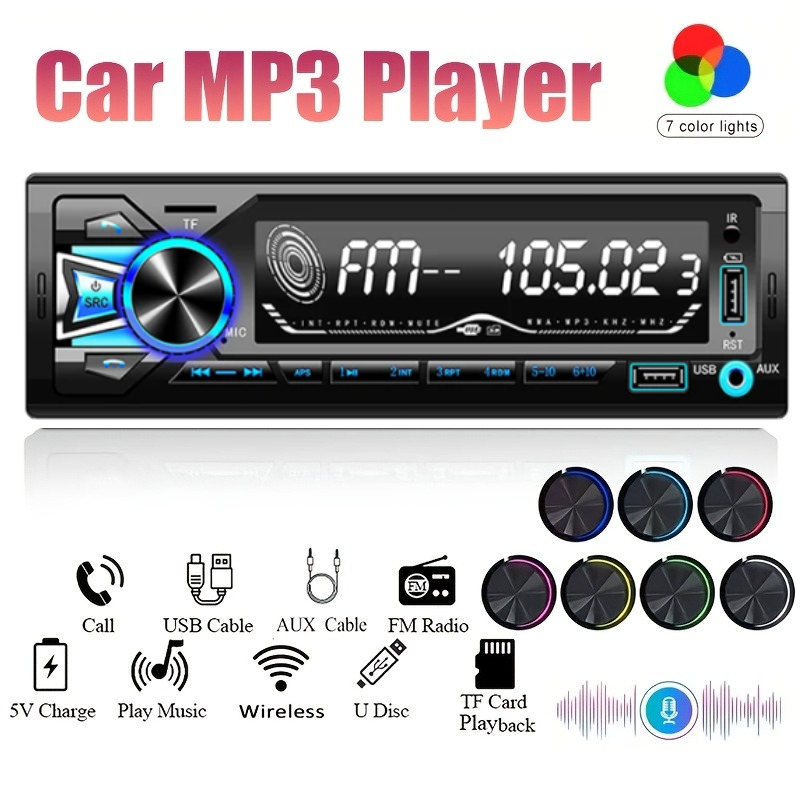 1DIN インダッシュ FM カーラジオステレオ、デジタルオ - Audio Without Music のレビューと価格